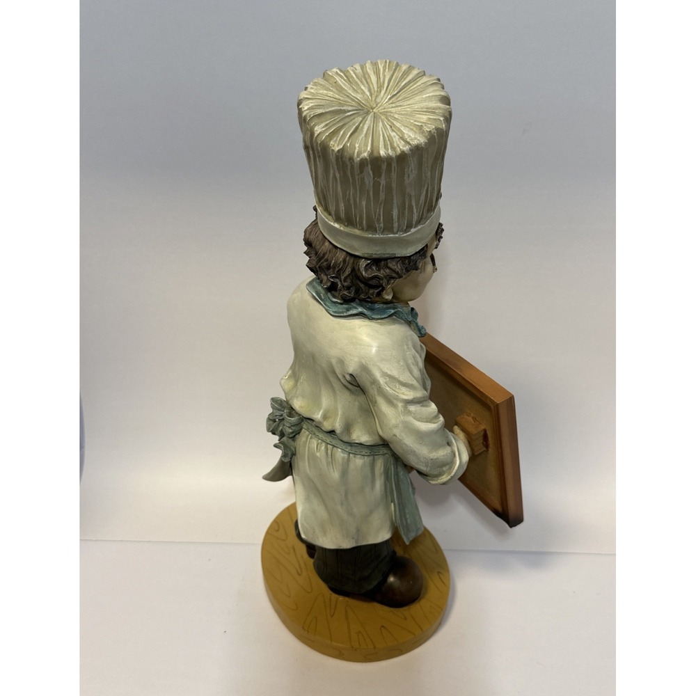 French / Italian Chef With Chalk Board ~ 16 Inches Tall - Picture 6 of 7